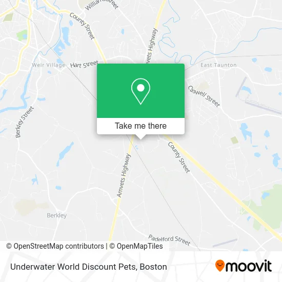 Underwater World Discount Pets map
