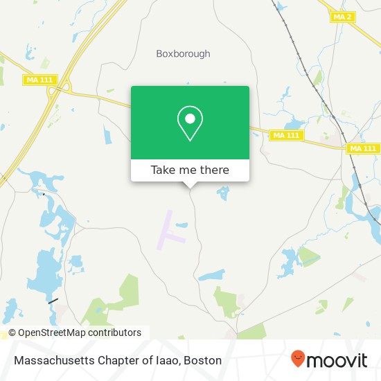 Massachusetts Chapter of Iaao map