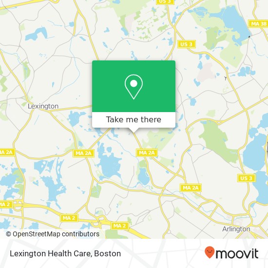 Mapa de Lexington Health Care