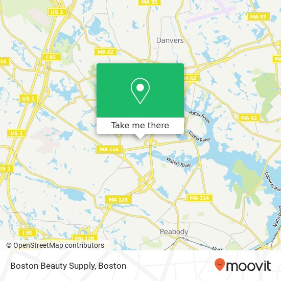 Boston Beauty Supply map