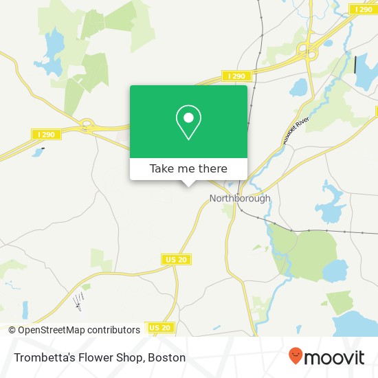 Trombetta's Flower Shop map