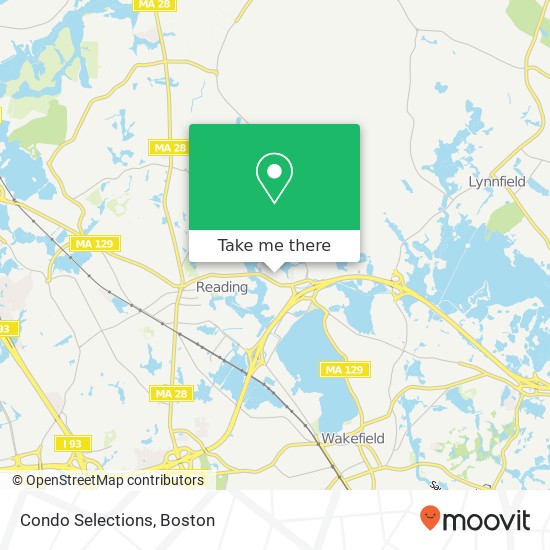 Condo Selections map
