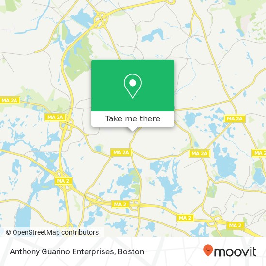 Mapa de Anthony Guarino Enterprises