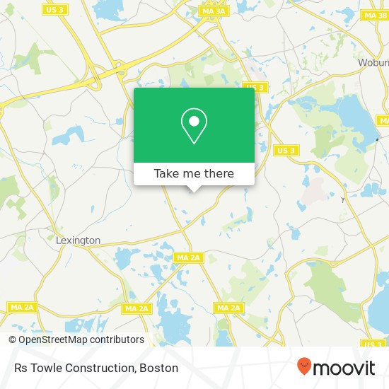 Mapa de Rs Towle Construction