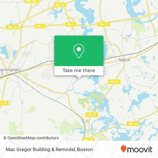 Mac Gregor Building & Remodel map