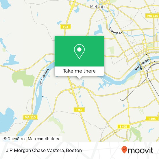 Mapa de J P Morgan Chase Vastera