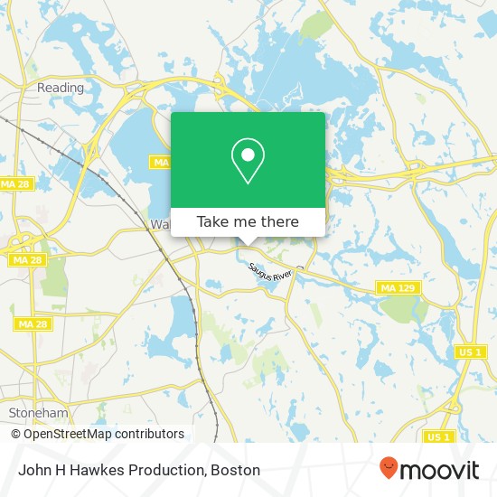 Mapa de John H Hawkes Production