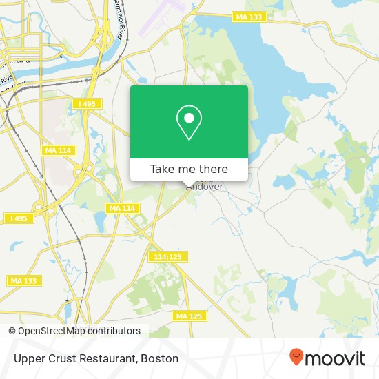 Upper Crust Restaurant map