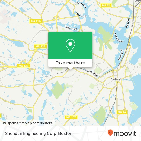 Sheridan Engineering Corp map