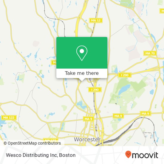 Wesco Distributing Inc map
