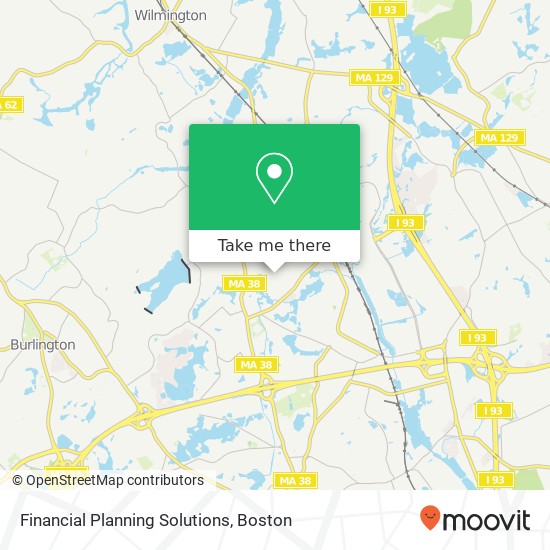 Financial Planning Solutions map