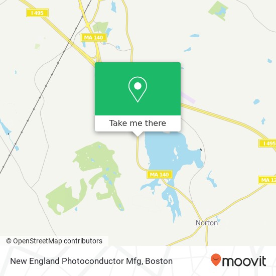 New England Photoconductor Mfg map