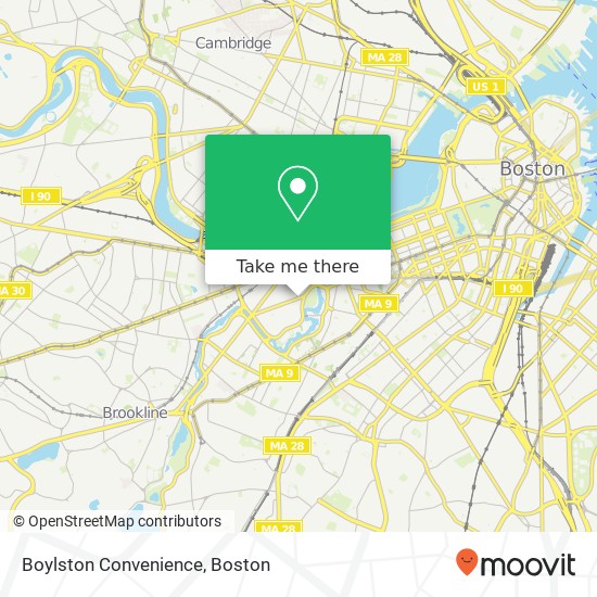 Boylston Convenience map