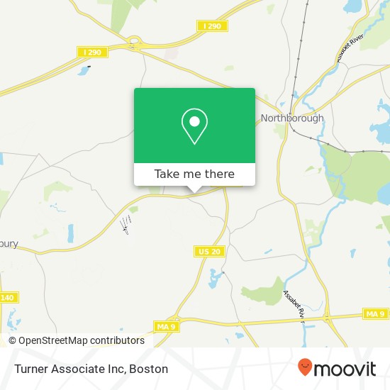 Mapa de Turner Associate Inc