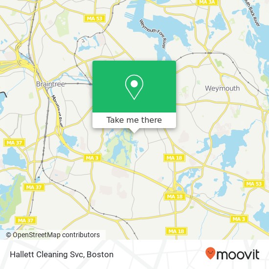 Mapa de Hallett Cleaning Svc