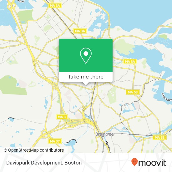 Davispark Development map