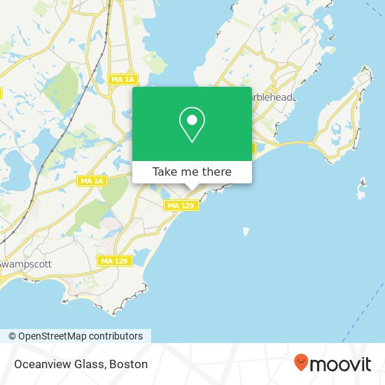 Oceanview Glass map