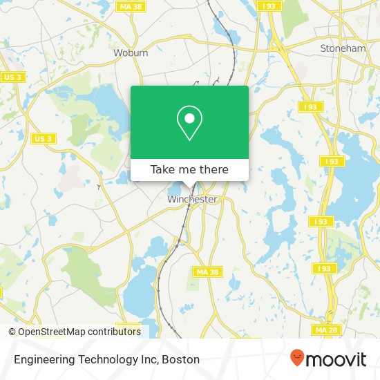 Mapa de Engineering Technology Inc