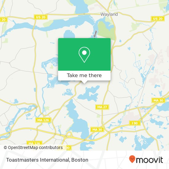 Mapa de Toastmasters International