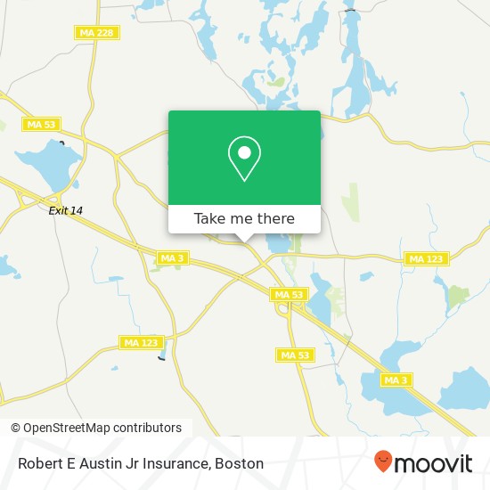 Mapa de Robert E Austin Jr Insurance