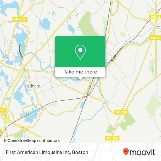 Mapa de First American Limousine Inc