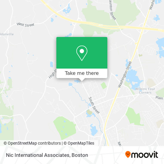 Nic International Associates map