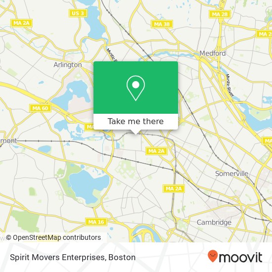 Spirit Movers Enterprises map