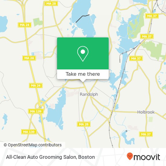 Mapa de All-Clean Auto Grooming Salon