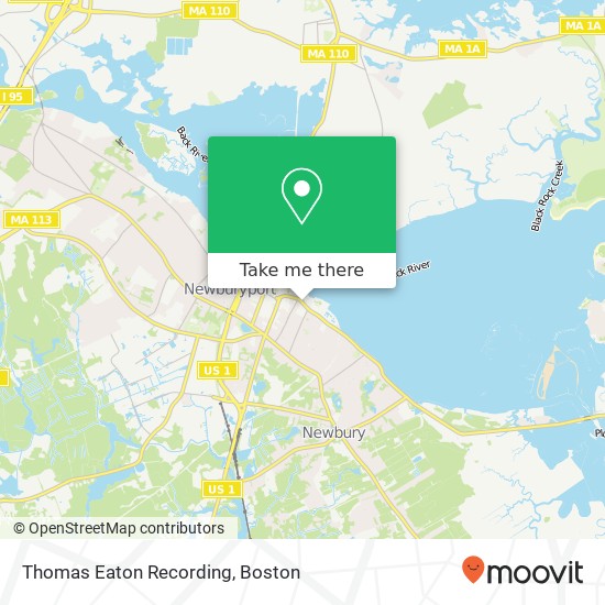 Mapa de Thomas Eaton Recording