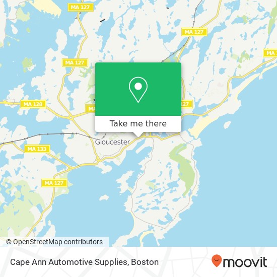 Mapa de Cape Ann Automotive Supplies