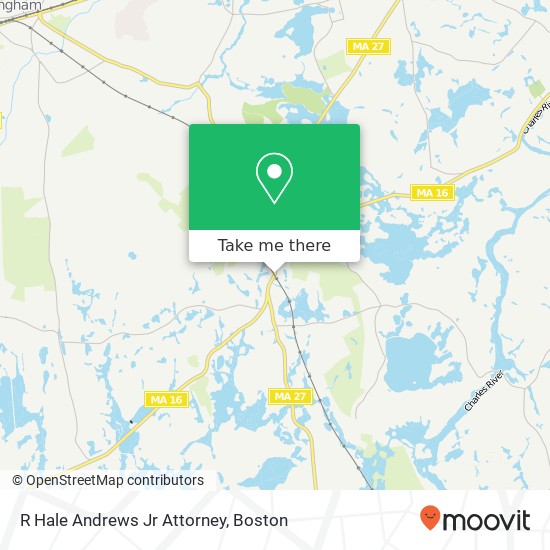 Mapa de R Hale Andrews Jr Attorney