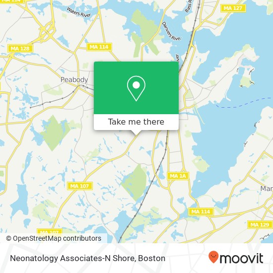 Neonatology Associates-N Shore map