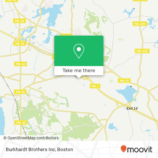 Burkhardt Brothers Inc map