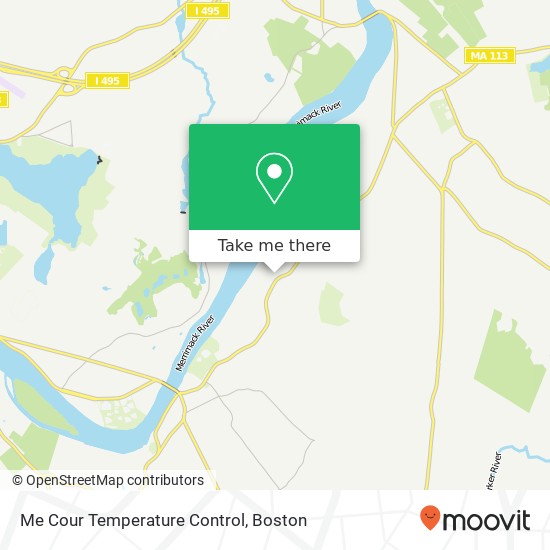 Me Cour Temperature Control map
