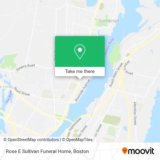 Rose E Sullivan Funeral Home map