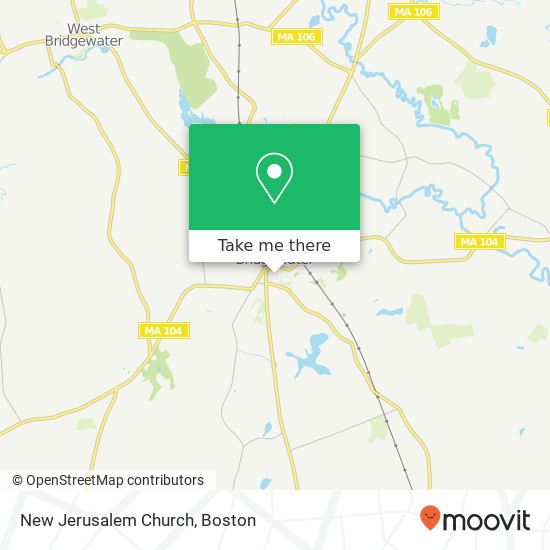 New Jerusalem Church map