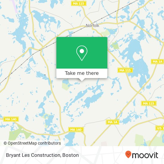 Bryant Les Construction map