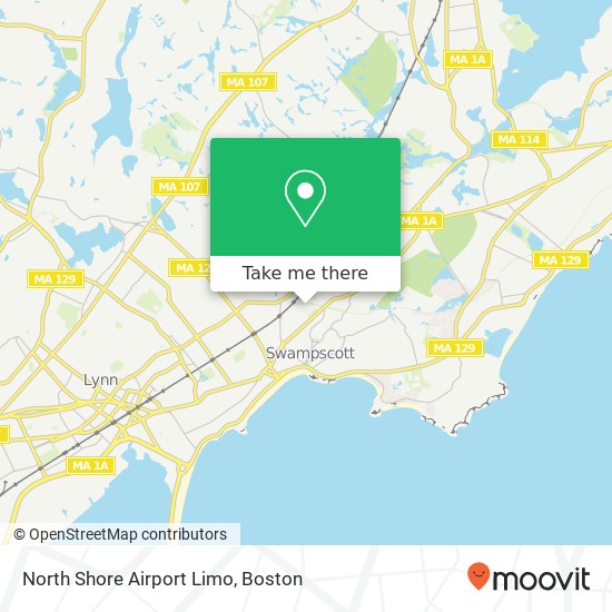 Mapa de North Shore Airport Limo