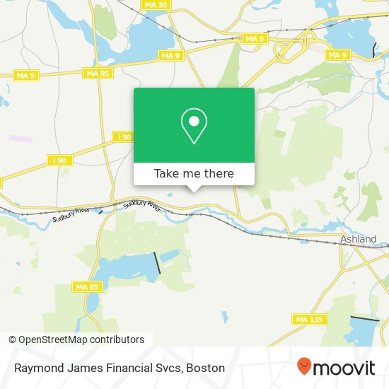 Mapa de Raymond James Financial Svcs