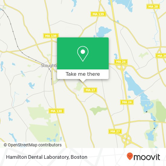 Hamilton Dental Laboratory map