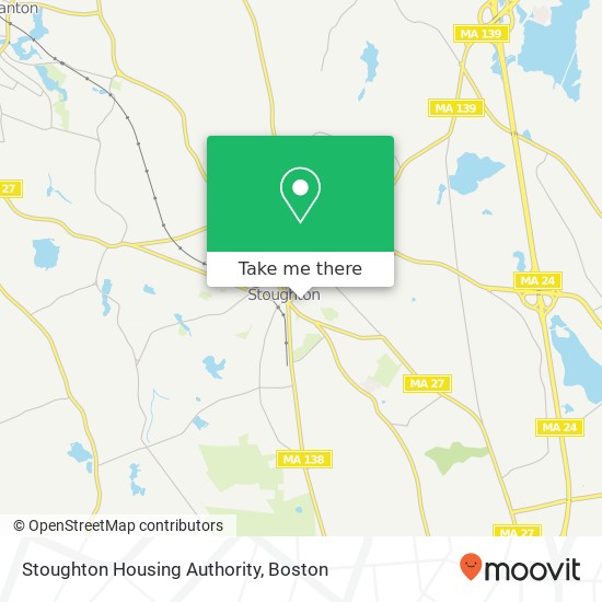 Mapa de Stoughton Housing Authority