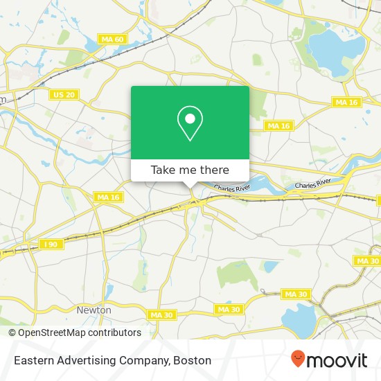 Eastern Advertising Company map