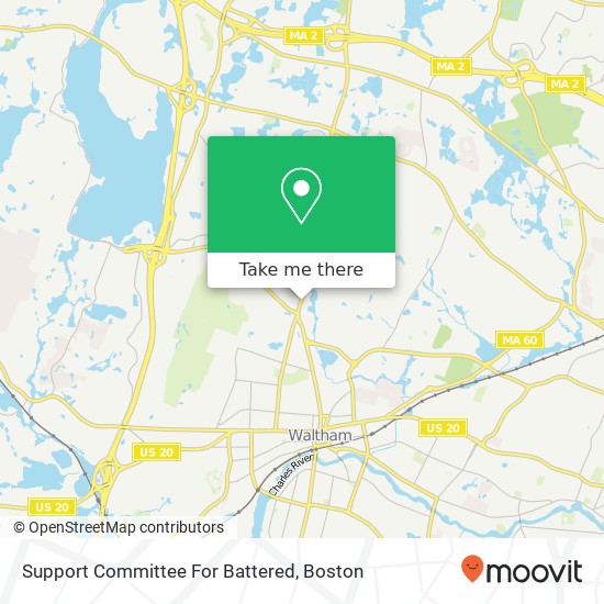 Support Committee For Battered map