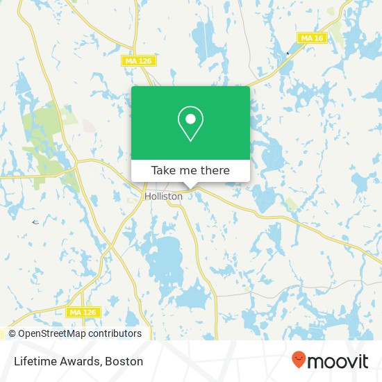 Lifetime Awards map