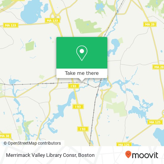 Merrimack Valley Library Consr map