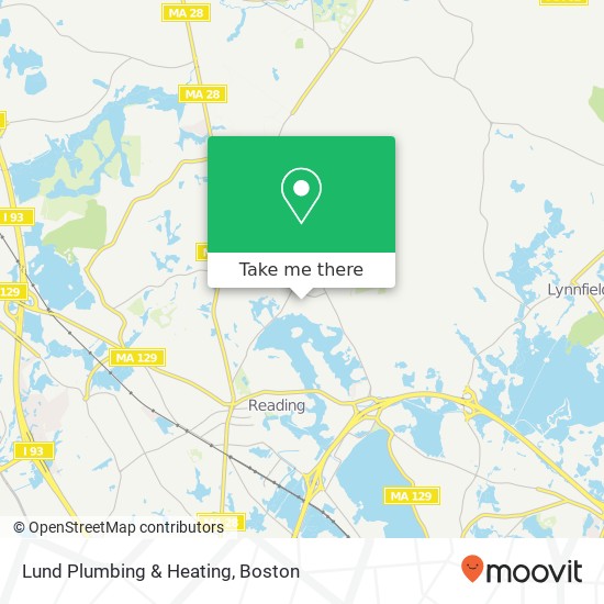 Mapa de Lund Plumbing & Heating