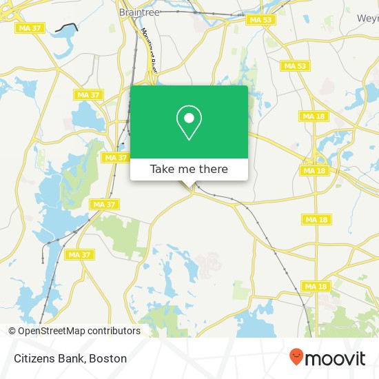 Citizens Bank map