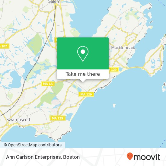 Ann Carlson Enterprises map