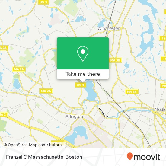 Franzel C Massachusetts map