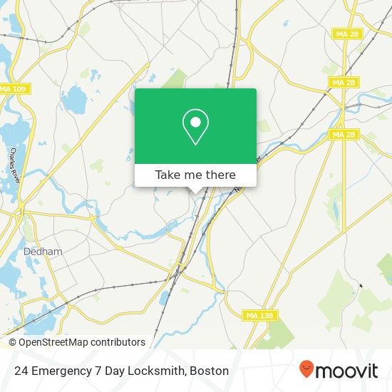 24 Emergency 7 Day Locksmith map